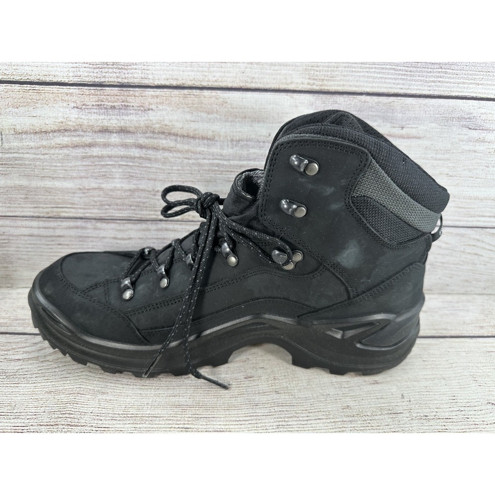 Lowa Renegade GTX Mid S Boots Men's 11.5 Gore-Tex Black Hiking Outdo - Picture 7 of 12